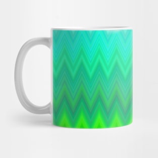 Cool Pattern Neck Gator Green Zig Zag Pattern Mug